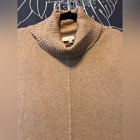 Size small cowl neck sweater from Loft. - Picture 3 of 6
